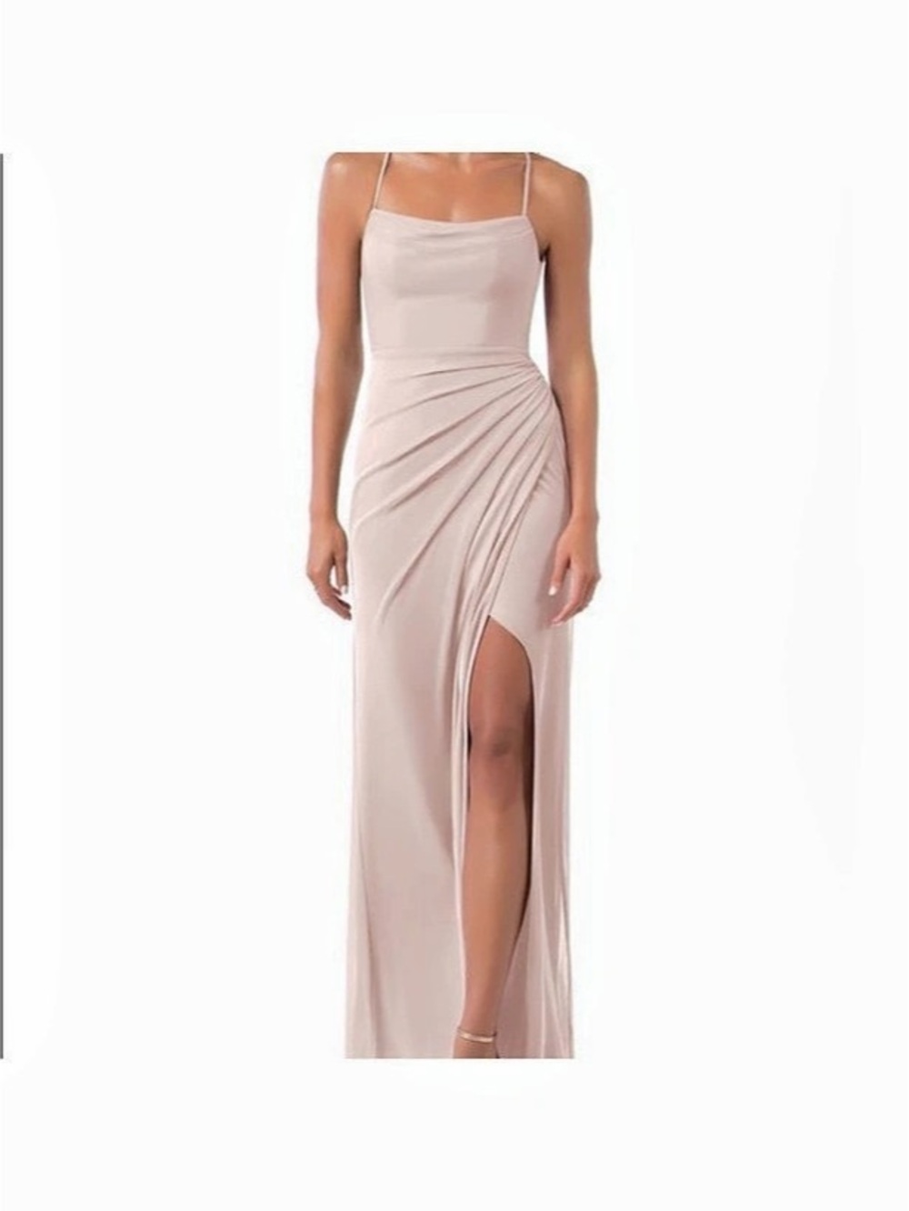 Azazie Kalea Bridesmaid Dress Dusty Rose